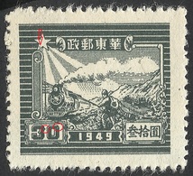 ERROR--EAST CHINA -TRAIN-1949--PERFECT STAMP - Variedades Y Curiosidades