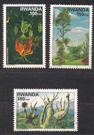 Rwanda Ruanda 1997 Yvert 1329-1331 OCBn° 1404-1406 (o) Oblitéré  Yvertcote 13,50 Euro - Gebruikt