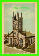 ST JOHN, NEW BRUNSWICK - HISTORIC ST JOHN'S STONE CHURCH (1824) - PECO - - St. John