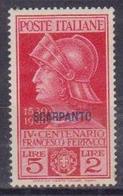 COLONIE ITALIANE SCARPANTO 1930 FERRUCCI SASS. 16 MNH XF - Egée (Scarpanto)