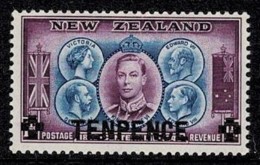 New Zealand 1944 Centennial TENPENCE Overprint On 1 1/2d MNH - Ungebraucht