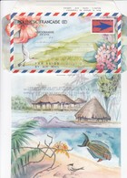 POLYNESIE AEROGRAMME 68Fr - Cartas & Documentos