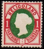 1875. HELGOLAND. Victoria. 3 FARTHING- 1 PFENNIG. () - JF319798 - Heligoland (1867-1890)