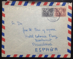 Portugal, Circulated Cover From Lisbon To Barcelona, 1961 - Sammlungen