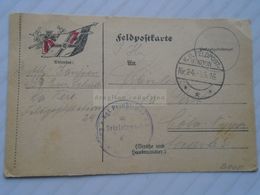 ZA265.6 Feldpostkarte - Kgl-Preußischer-Entfernungsmesserschule-Stempel-Militär-Feldpost-1916 KD FELDPOST STATION Nr.24 - Sonstige & Ohne Zuordnung