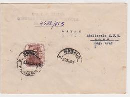 LETTRE REGISTER NASAUD ARAD  ROMANIA 1957 - Covers & Documents