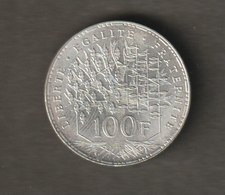 1 Pièces De 100 Francs Argent 1983  France,  TTB - Ref, 14 - 100 Francs