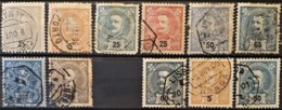 PORTUGAL - Canceled - Sc# 110, 111, 116, 117, 118, 120, 124, 127, - Used Stamps