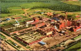 South Carolina Camden Aerial View Of Dupont's Orlon Plant - Camden