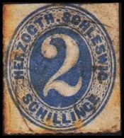 1865. SCHLESWIG-HOLSTEIN & LAUENBURG HERZOGTH. SCHLESWIG 2 SCHILLING. Rust. (Michel 16) - JF319994 - Schleswig-Holstein