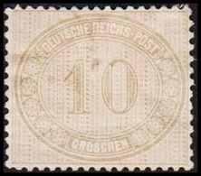 1872. DEUTSCHE REICHS-POST. 10 GROSCHEN. (Michel 12) - JF320057 - Neufs