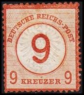 1874. DEUTSCHE REICHS-POST. Grossem Brustschild 9 / 9 GROSCHEN  (Michel 30) - JF320088 - Ongebruikt