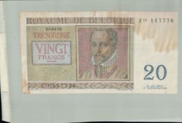 BILLET Banque ROYAUME DE BELGIQUE 20 FRANCS  -Janv 2020  Clas Gera - Sonstige & Ohne Zuordnung