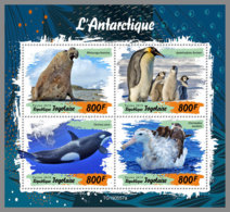 TOGO 2019 MNH Animals Of Antarctic Tiere Der Antarktis Animaux Antartique M/S - IMPERFORATED - DH2003 - Antarktischen Tierwelt