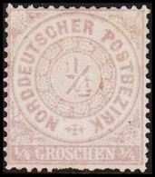 1868. NORDDEUTSCHER POSTBEZIRK.  1/4 GROSCHEN. () - JF320108 - Postfris