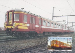 Carte Maximum Train 2001 Belgique - 2001-2010