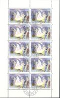Vatican 2003 Mi# 1468 Kleinbogen + Block 24 Used - Sheet Of 10 (2 X 5) - Christmas - Gebraucht