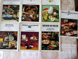 7 X Verlag Für Die Frau - DDR Zeitschriften Kochen - Gesunde Ernährung - Mangiare & Bere