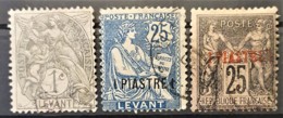LEVANT - Canceled - YT 1, 5, 9 - Used Stamps