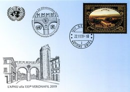 ONU Genève 2019 - Blue Card Veronafil 22-24 Novembre 2019 - Cuba Trinidad - Maximum Cards