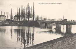 49-CHATEAUNEUF Sur SARTHE  " Le Pont " CARTE PRECURSEUR NEUVE - Chateauneuf Sur Sarthe