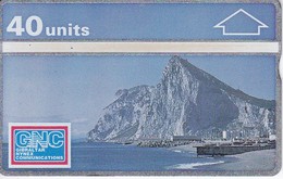 Nº 6  TARJETA DE GIBRALTAR DE NORTH FACE OF THE ROCK  NUEVA-MINT - Gibraltar