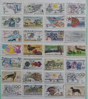 Timbres De Tchécoslovaquie Non Classés Vendu Par Feuilles - Collezioni & Lotti