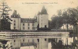 - Cher -ref-612- Thaumiers - Le Chateau Du Péseau - Façade Nord - Chateaux - Carte Bon Etat - - Thaumiers