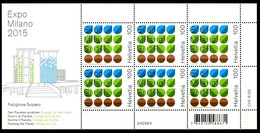 SVIZZERA / HELVETIA 2015** - EXPO "Milano 2015" - Block Di 6 Val. MNH, Come Da Scansione. - 2015 – Milaan (Italië)