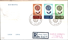 12225) CIPRO BUSTA FDC EUROPA CEPT 1964 CIPRO KIBRIS - Other & Unclassified
