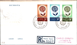 12225) CIPRO BUSTA FDC EUROPA CEPT 1964 CIPRO KIBRIS - Autres & Non Classés