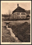 D3300 - Schmalzgrube Hammerherrenhaus - Heimatschutzpostkarte Heimatschutz Dresden - Jöhstadt