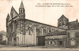 ST JOUIN DE MARNES VUE GÉNÉRALE DE L EGLISE - Saint Jouin De Marnes