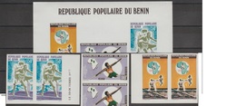 BENIN  PAIRE  + 1 BLOC IMPERF.   SPORTS  1977  KARATE **MNH  Réf Q374 See Scan - Unclassified