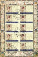 Vatican 2004 Mi# 1512 Kleinbogen Used - Sheet Of 10 (2 X 5) - Petrarch / Poet - Gebraucht