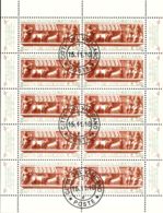 Vatican 2004 Mi# 1513 Kleinbogen Used - Sheet Of 10 (2 X 5) - Christmas - Usados