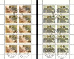 Vatican 2005 Mi# 1523-1524 Kleinbogen Used - Set Of 2 Sheets Of 10 (2 X 5) - Italy-Vatican Concordat - Usados