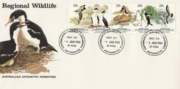 AAT - 1984 - Wildlife Stamp Set On FDC - FDC