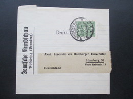 Polen 1932 Streifband Deutsche Rundschau (Bromberg) Westpreussen Nach Hamburg Gesendet! - Briefe U. Dokumente