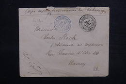 BENIN - Enveloppe En FM Du Corps Expéditionnaire Du Dahomey Pour Nancy En 1893 ,voir 2 Cachets Militaire - L 51643 - Brieven En Documenten