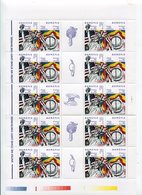 ROMANIA 2002 Commemoration Of New York Terror Attack Sheet Of 10  MNH / **.  Michel 5647-48 - Unused Stamps