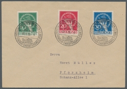 Berlin: 1949, "Währungsgeschädigten"-Satz 3 Werte Kpl. In Tadelloser Erhaltung Entwertet Mit Sonders - Unused Stamps