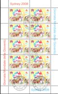 Vatican 2008 Mi# 1616 Kleinbogen Used - Sheet Of 10 (2 X 5) - World Youth Day, Sydney - Usados