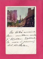 ETATS-UNIS, COLORADO, CASTLE GATE, DENVER, (Art Souvenir Syndicate), Colorisée, 1904, Pliures - Denver