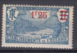 Oceania Oceanie 1924 Yvert#63 Mint Hinged - Nuovi