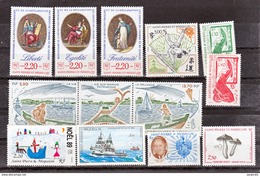 Saint Pierre Et Miquelon  1989 Année Complète Poste 497 512 Et PA 68 Neuf ** MNH Sin Charmela Cote 43.5 - Années Complètes