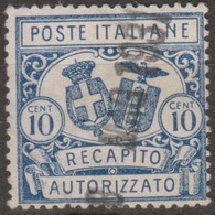 Italia 1928 Recapito Autorizzato 10 Cent. D.14 (o) Vedere Scansione - Autres & Non Classés