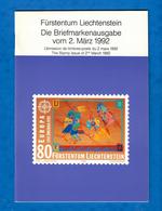 Brochure Officielle: émission Mars 1992 - Briefe U. Dokumente