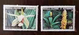 NOUVELLE CALEDONIE Fleurs, Fleur, Flowers, Flora.Orchidée, Orchidées. Yvert 520/21. ** MNH - Orchideeën