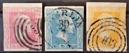 PREUSSEN / PRUSSIA 1857 - Canceled - Mi 6, 7, 8 - Complete Set! - Used